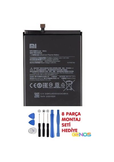 Xiaomi Mi 8 Lite Batarya Pil Bm3j + Montaj Set