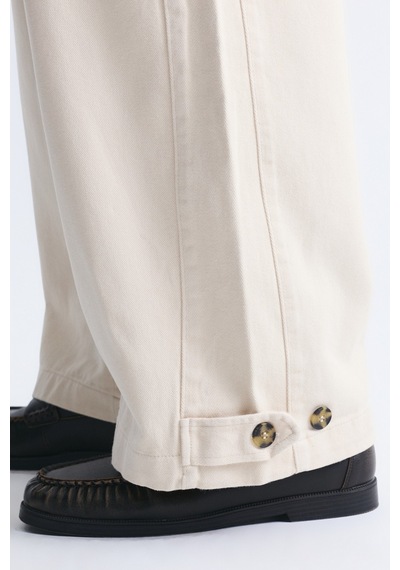 Vamos Relaxed Fit Pantolon Taş