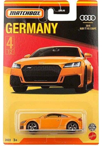 Matchbox Best Of Germany 2019 Audi Tt Rs Coupe Gwl49 Hfh47 Çok Renkli