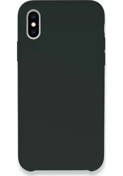 Newface Apple İphone Xs Max Kılıf Lansman Legant Silikon - Koyu Yeşil