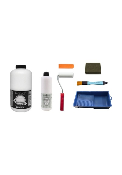 Cadence 2 Litre Beyaz Boya 500Ml Mat Vernik Set