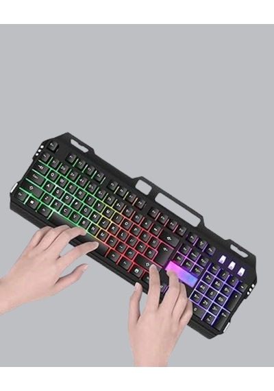 Mey Najmaddin Profesyonel Klavye Mouse Seti Rgb Işıklı, Türkçe Q, Dpı Ayarlı, Dayanıklı Gövde Najmaddin