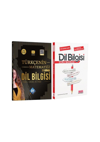 Kr Akademi Tyt Ayt Kpss Dil Bilgisi Türkçenin Matematiği Video Ders Ve Akm Dil Bilgisi Soru Bankası Seti
