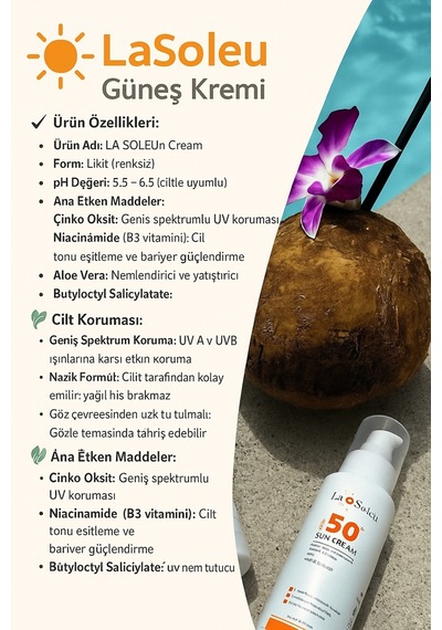 La Soleu Güneş Kremi