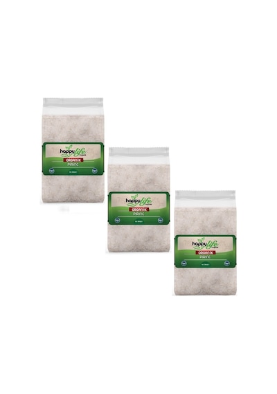 Happy Life Organik Pirinç 500gr X 3 Adet