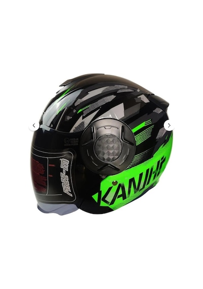 Free-m Freem Fr-665 Green Yarım Kask Çok Renkli