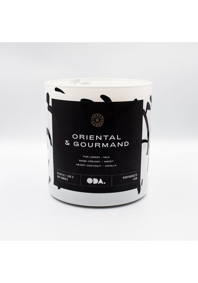 Oriental &amp Gourmand - Oryantal &amp Gurme Dekoratif Desenli Soya Mumu I 300 Gr Renkli Diğer