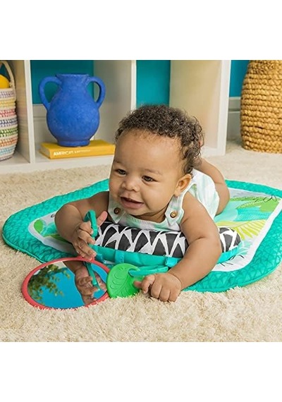 Bright Starts Totally Prop & Play Yemek Zamanı Bebek Aktivite Minderi, Yaş Yeni Doğan Ve Üzeri