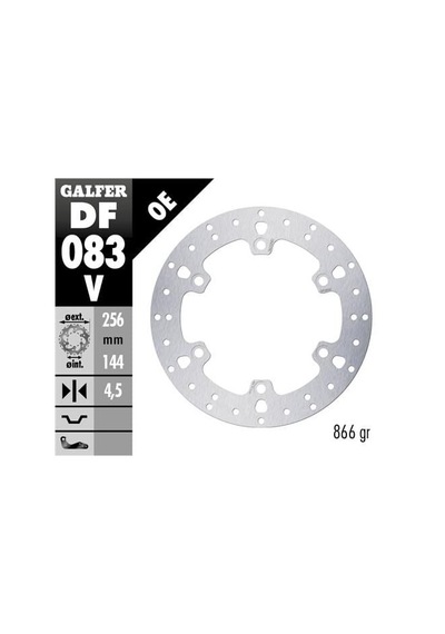 Honda Adv 350 Ön Fren Diski 256 Mm 2022 Sonrası Galfer Yuvarlak Sabit Disk