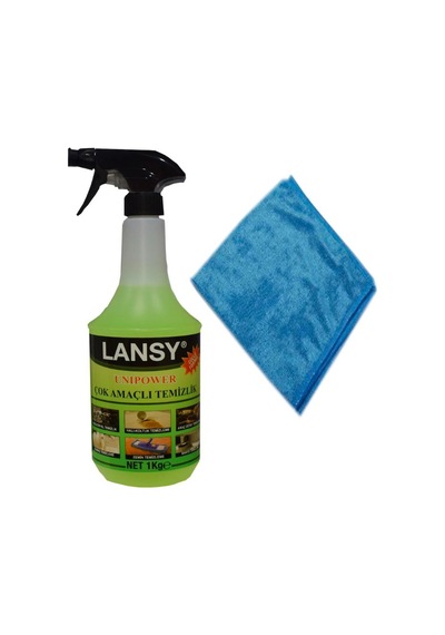 Lansy Unipower Çok Amaçlı Temizlik 12 x 1 KG + 2 Mikrofiber Bez 40 x 40 CM