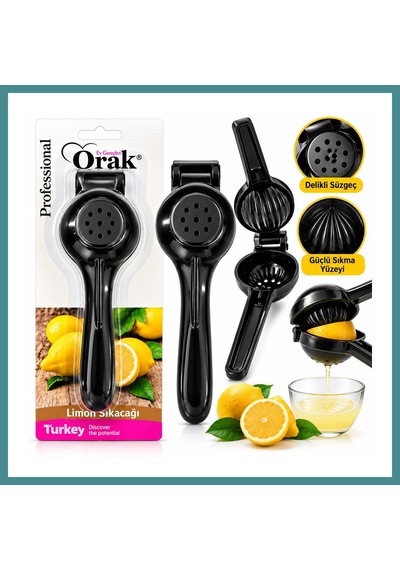 Trendexa Limon Sıkacak Siyah Döküm Mac