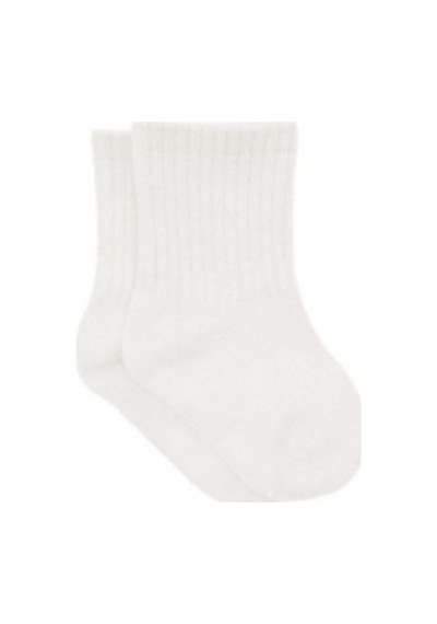 Bistyle 6'lı Basic Penye Çorap 10101 Ekru