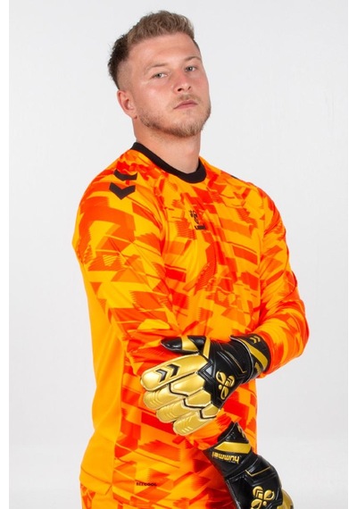Hummel Line Kaleci Tek Üst Forma Neon Turuncu
