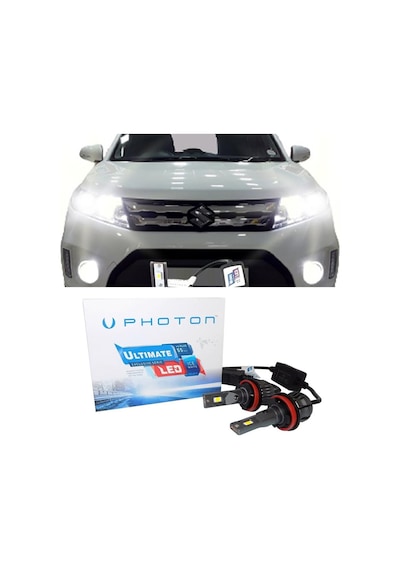 Suzuki Vitara Led Xenon Kısa Far Ampulü H11 Ultimate 9500 Lumens Yeni Seri Beyaz 2015-2021