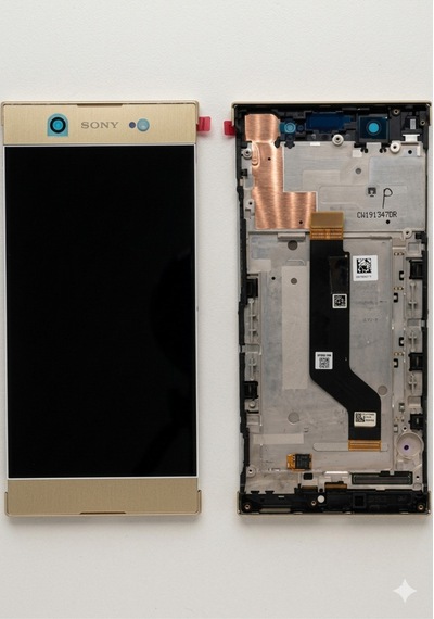 Sony Xperia Xa1 Lcd Ekran Dokunmatik Panel Revize Yedek Parça Gold