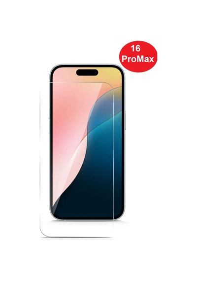 Apple Uyumlu iPhone 16 Pro Max Ekran Koruyucu Kırılmaz Cam Tamperli