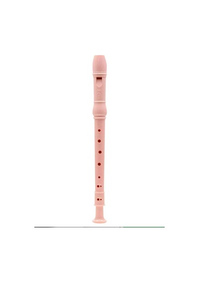 Helvacıoğlu Soprano Blok Flüt Açık Pembe