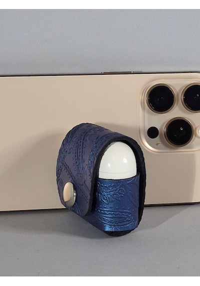 Gogo Hakiki Deri Apple Uyumlu Airpods 4.nesil Kılıf Lacivert