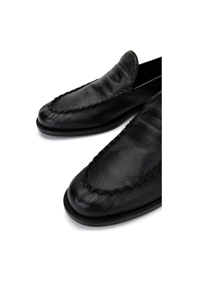 Tamer Tanca Erkek Hakiki Deri Siyah Loafer Ayakkabı 987 191k Erk Ayk Y25 Sıyah Siyah