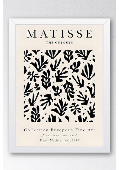 Henri Matisse Jazz The Cut-outs Çerçeveli Tablo - Eklektik Tarz Duvar Dekoru