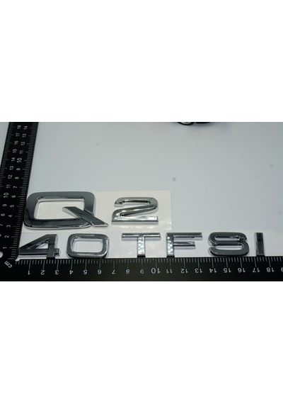 Audi Q2 40 TFSi Krom ABS 3M 3D Bagaj Yazı Logo Ürün