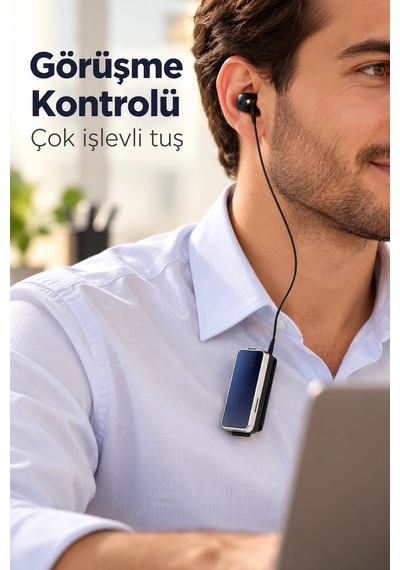 Müzik Ve Görüşme İçin Dijital Ekranlı Bluetooth Kulaklık
