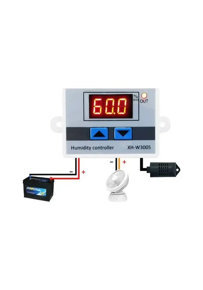 Xh-w3005 Ac 220v Nem Kontrol Cihazı