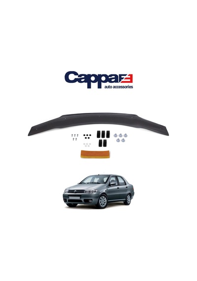 Cappafe Fiat Albea Ön Kaput Koruma Rüzgarlık 4Mm Abs 2005-2012