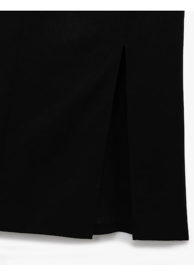 Koton Fırfırlı Yırtmaç Detaylı Volümlü Slim Fit Keten Viskon Karışımlı Askılı Midi Elbise Siyah 5sal80004ıw Siyah Koton Fırfırlı Yırtmaç Detaylı Volümlü Slim Fit Keten Viskon Karışımlı Askılı Midi Elbise Siyah 5sal80004ıw Siyah