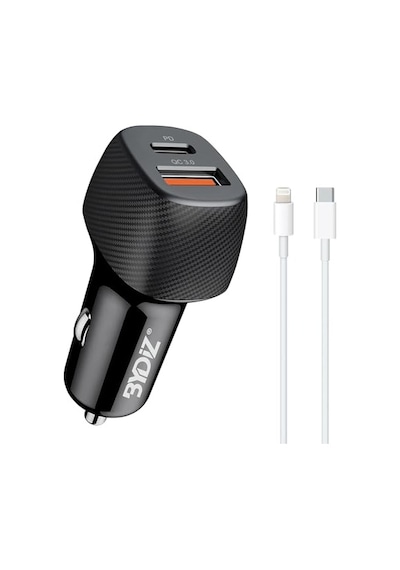 Bydiz By-38l Hızlı Araç Şarj Cihazı 38w Çakmaklık Şarj Aleti Apple İphone 14/13/12/11/pro/max