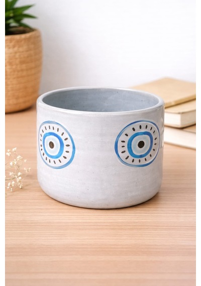 El Yapımı Seramiktasarım Saksı - 8x8 Cm Bitkisiz Cogo Ceramic 0 - 1 Kg