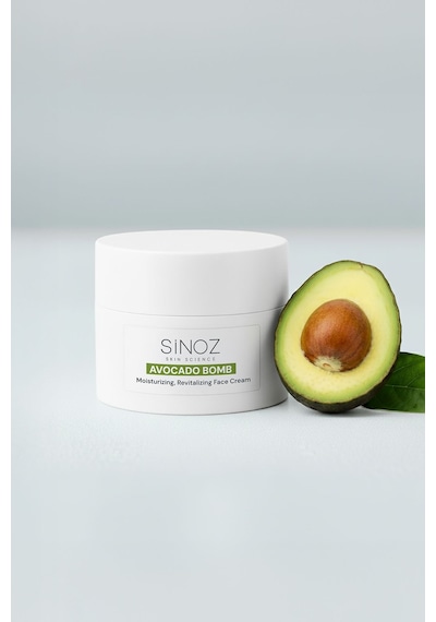 Sinoz Avokado Bomb Canlandırıcı ve Nemlendirici Yüz Bakım Kremi 50 ML Sinoz Avokado Bomb Canlandırıcı ve Nemlendirici Yüz Bakım Kremi 50 ML