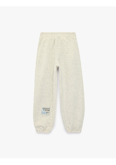 Koton Etiket Detaylı Beli Lastikli Cep Detaylı Jogger Eşofman Altı Kar Melanj 7wkg40202ak Gri Melanj Koton Etiket Detaylı Beli Lastikli Cep Detaylı Jogger Eşofman Altı Kar Melanj 7wkg40202ak Gri Melanj
