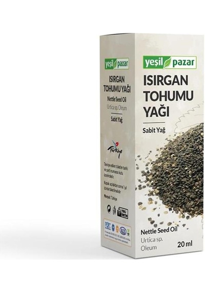 Yeşil Pazar Isırgan Tohumu Yağı 20 ML