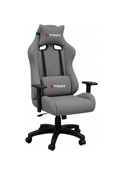 XTroy Rock Model Kumaş Oyuncu Koltuğu Gri