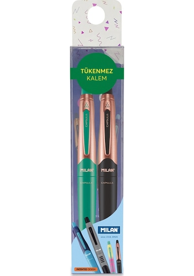 Mılan 1765809120 Capsule Copper Tükenmez Kalem Blister - 2li