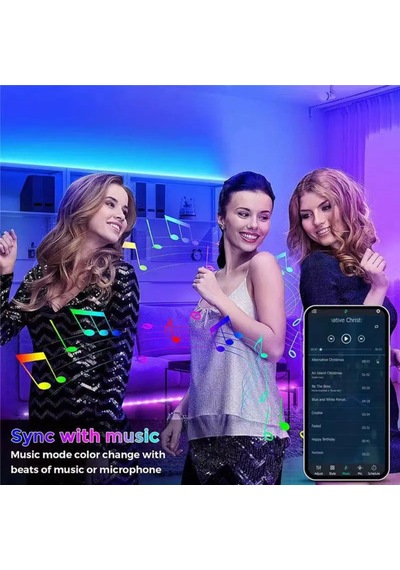 Forlife Bluetooth Özellikli Ip67 Akıllı Peri Led 10 Metre + Rgb