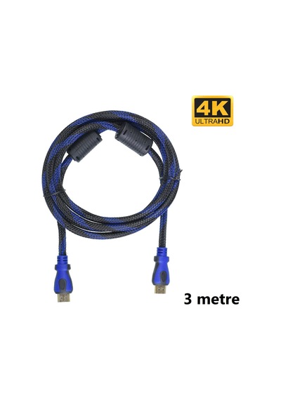 Auris 3 Metre Hdmı To Hdmı Kablosu Monitör Tv Uydu Alıcısı
