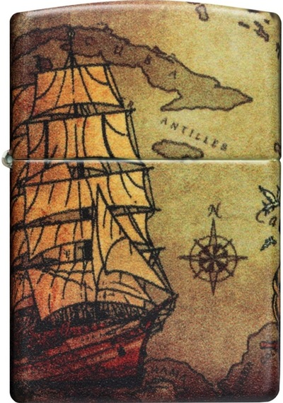 Zippo Pirate Ship Design Çakmak