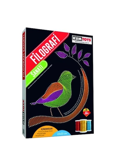 Kumtoys Filografi Sanatı Çivi Çakma ve Renkli Filografi Telleri