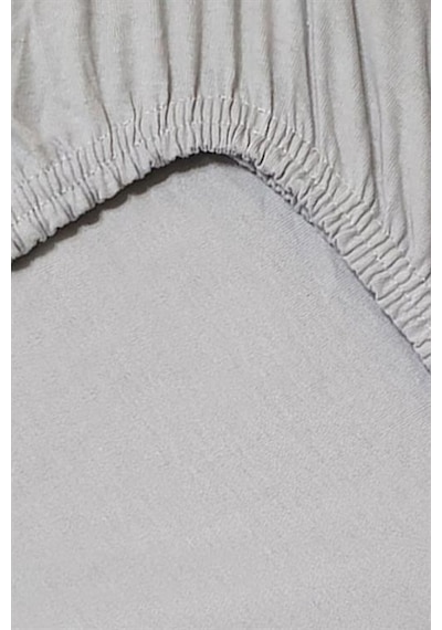 3 Adet 40x80 Cm Anne Yanı Lastikli Penye Kumaş Bebek Çarşafı-gri