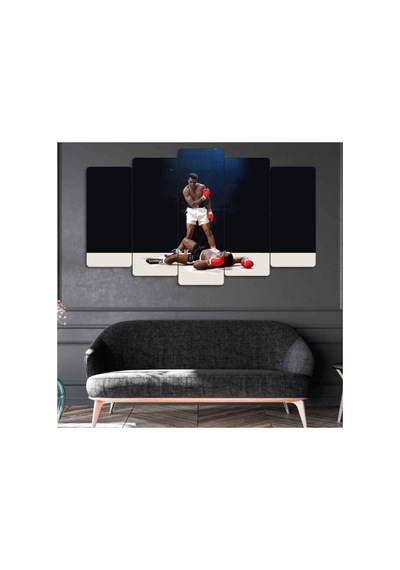 Muhammed Ali 5 Parçalı Tablo Görsel - 702504454 Görsel