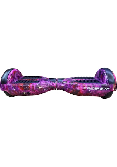 Elektrikli Kaykay Hoverboard 6.5 Inch Taşıma Çantalı Bluetooth Hoparlörlü Akıllı Dengeli - Rs-s5 Galaxy Purple