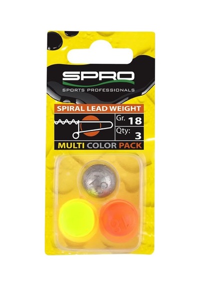 T.d. Spro Spiral Weight Sasi Kurşunu 18gr Assorti1/3