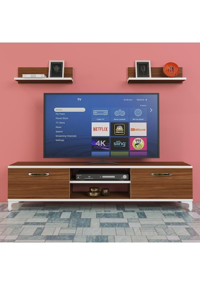 Kenzlife televizyon sehpası berlin 120 cvz tv ünitesi raflı