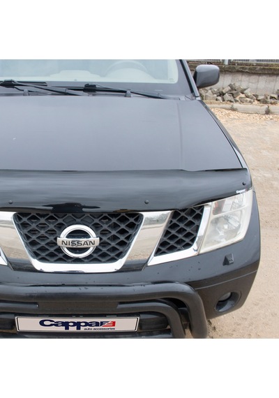 Cappafe Nissan Navara Ön Kaput Koruyucu Rüzgarlık 4Mm Abs 06-15