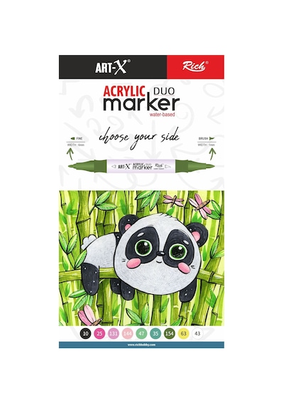 Art-x Akrilik Marker Çift Taraflı Kalem No:35