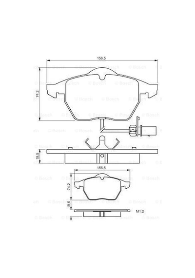 Audi A4 Ön Fren Balatası 1.8T Quattro 180 Beygir 1995-2001 Bosch