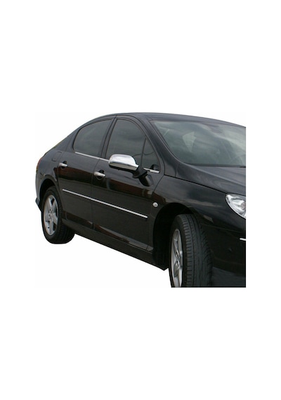 Peugeot 407 Krom Cam Çıtası Takımı 4 Parça Paslanmaz Çelik N11.4191