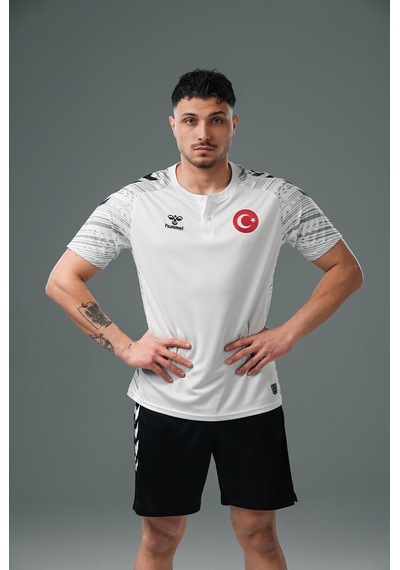 Hummel Milli Takım Line Kamp Tişört Beyaz